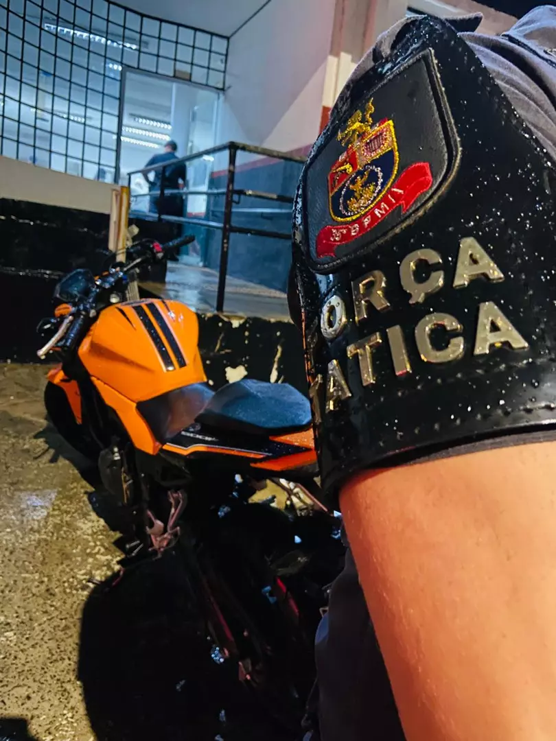 Roubo a loja de motos em Campinas termina com perseguição, acidente e um preso